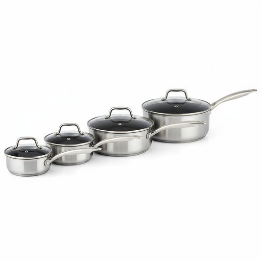 Ensemble de casseroles antiadhésives - vue d'ensemble